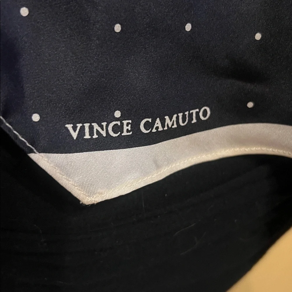 Vince Camuto Black and Gold Patterned Scarf - Picture 7 of 7